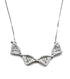 Sterling Round Jerusalem Cross Opening Magnetic Necklace